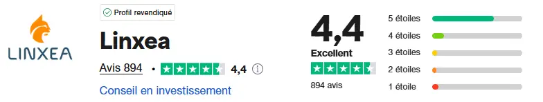 linxea avis trustpilot
