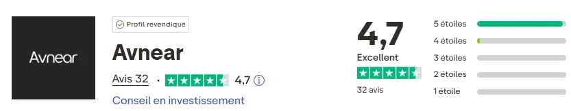 avis trustpilot avnear